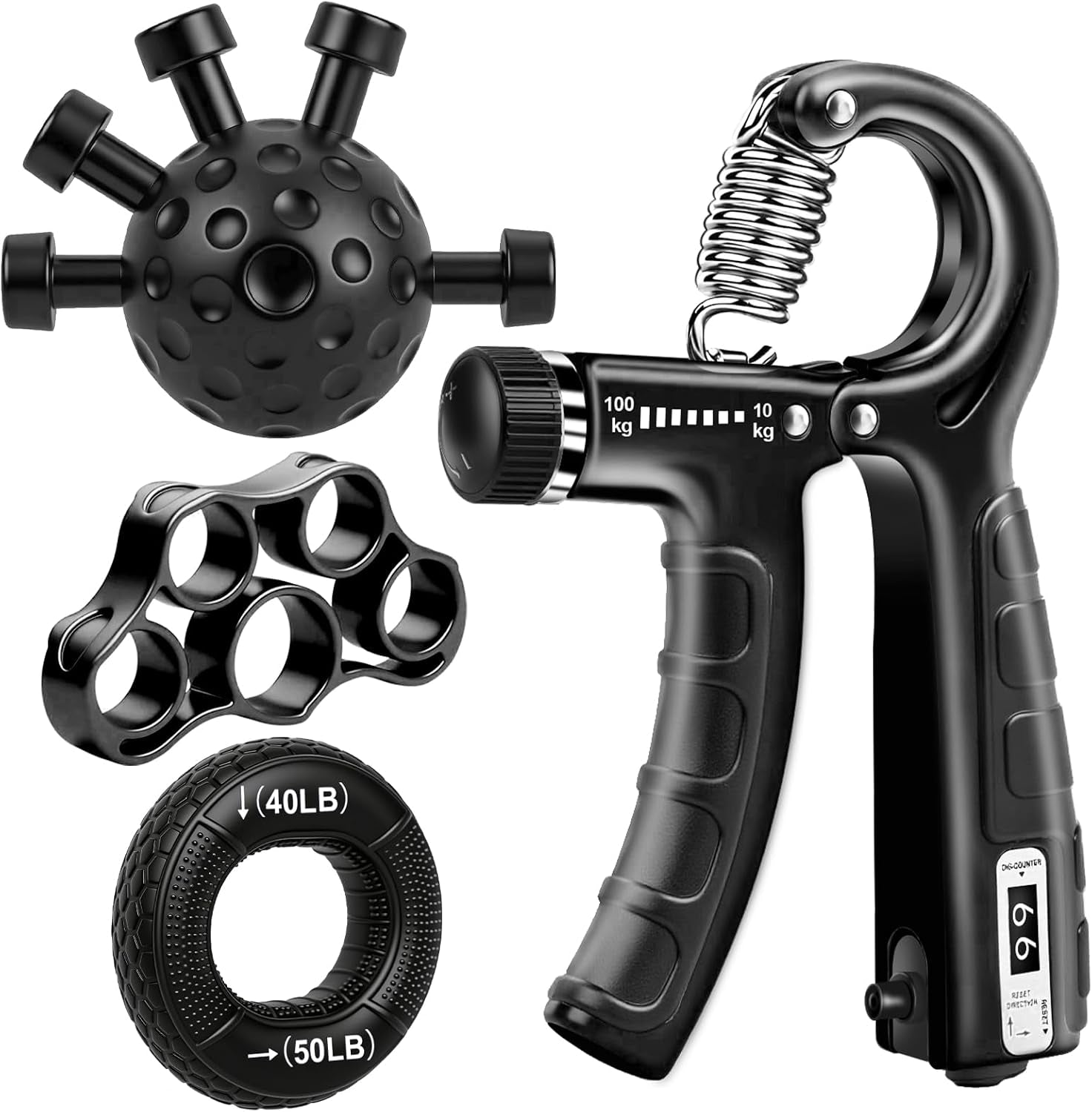 Adjustable Grip Trainer Set – Hand & Forearm Strengthener