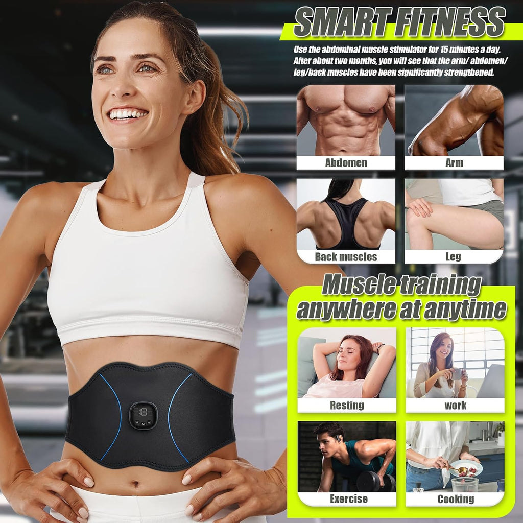 Fda-Cleared ABS Muscle Toner – Portable Core Training Belt