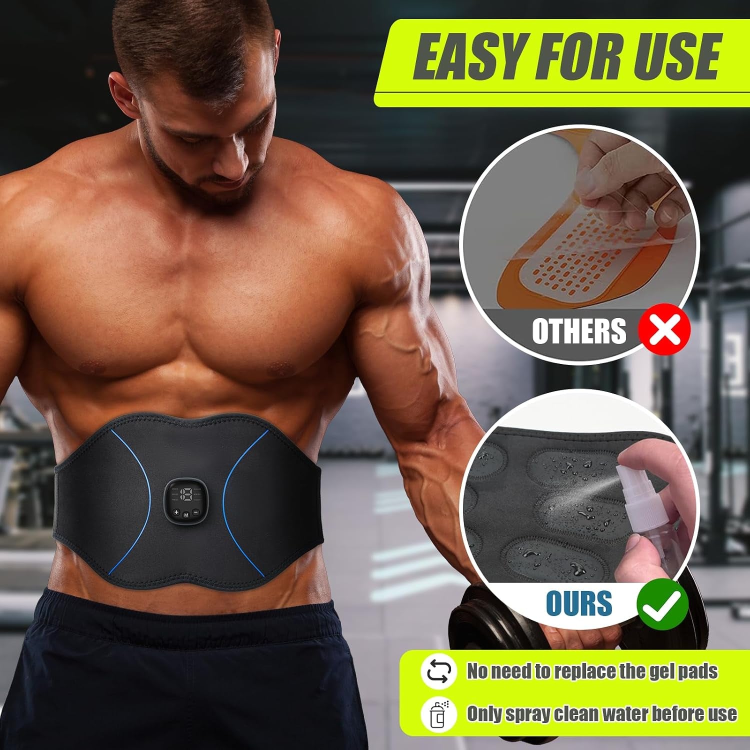 Fda-Cleared ABS Muscle Toner – Portable Core Training Belt
