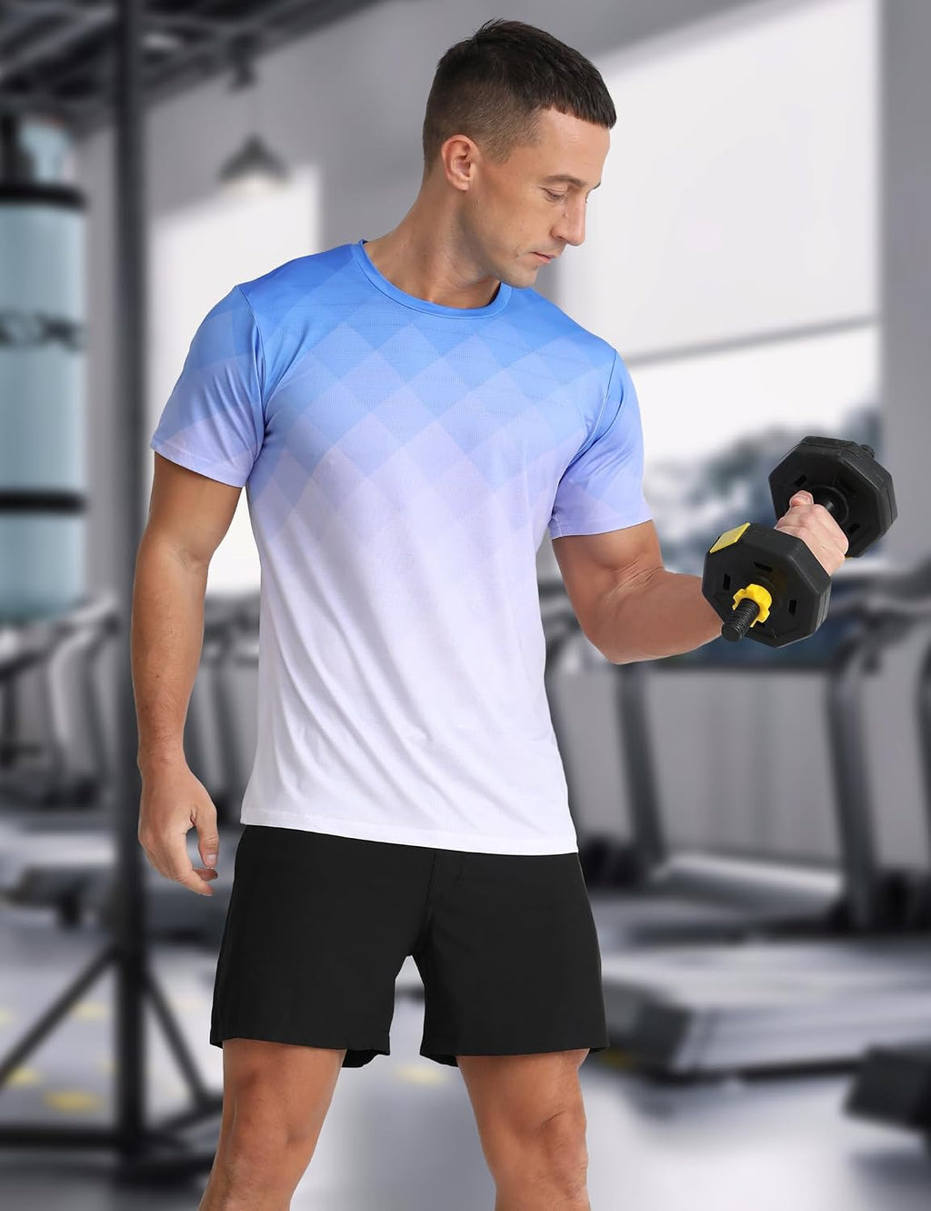Men'S Performance Training T-Shirt – Quick-Dry Moisture-Wicking Athletic Tee