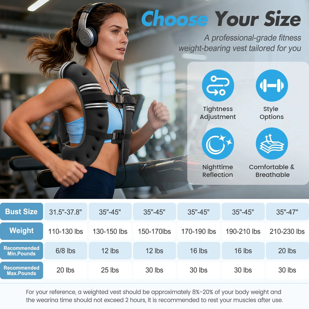 Adjustable Weighted Training Vest – Strength & Conditioning Equipment