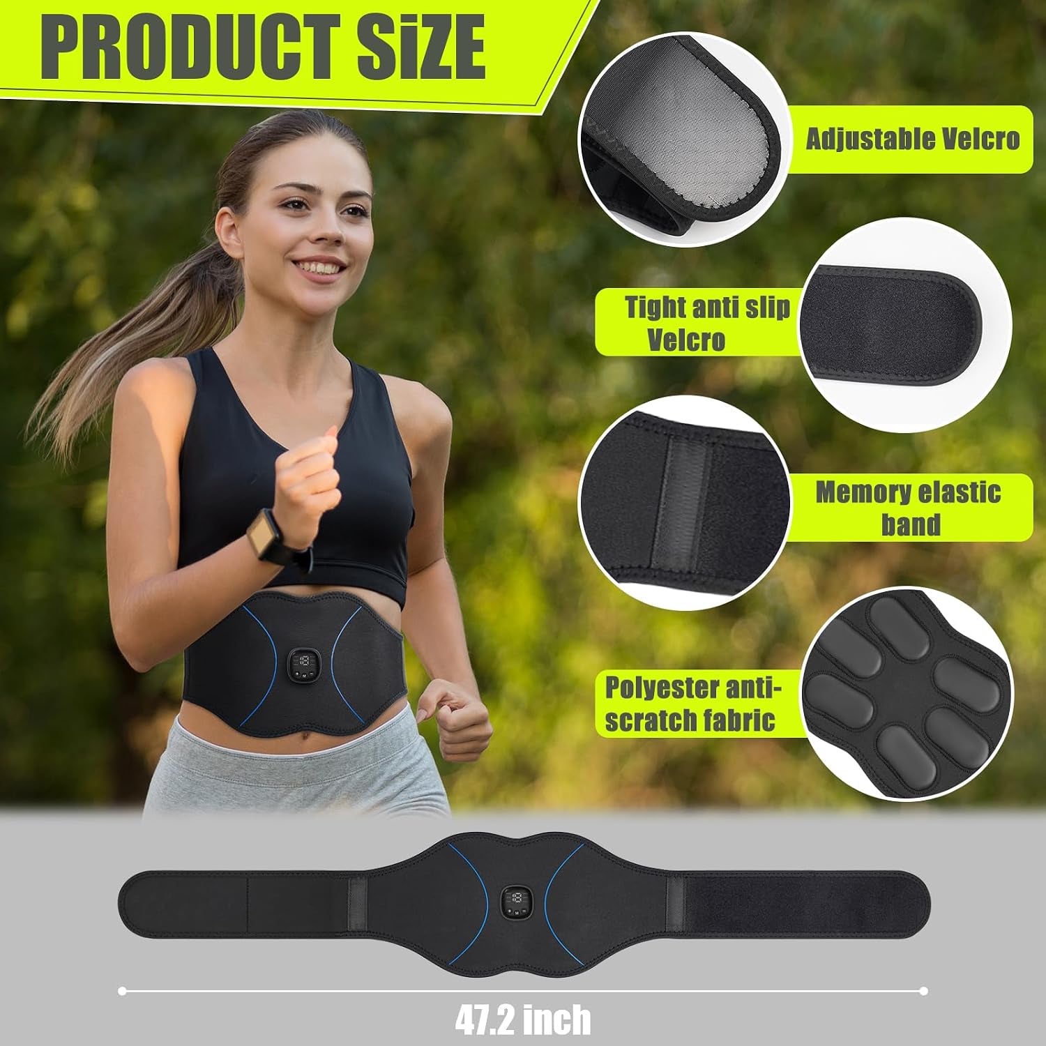 Fda-Cleared ABS Muscle Toner – Portable Core Training Belt