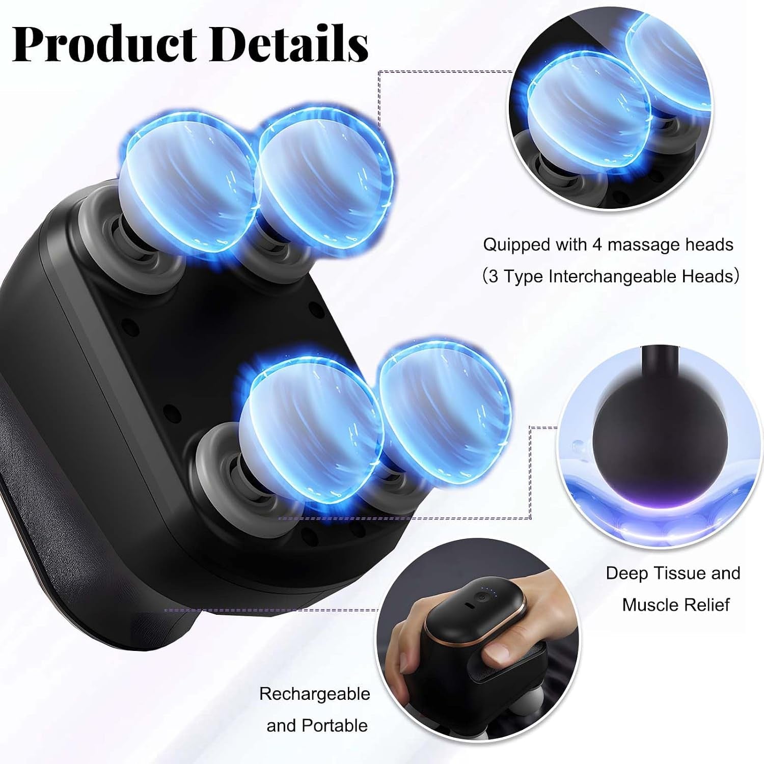 Professional Percussion Massage Gun – Muscle Recovery Device